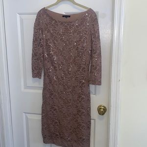 Sequins dress perfect for night out 95% polyester and 5% spandex.